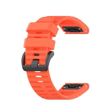 Silikonarmband Orange För Garmin Fenix 5x/6x/7x 26mm Orange