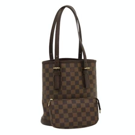 Louis Vuitton Vintage, pre-owned Bucket Bag Bruin, Dames, Maat:ONE Size,Canvas