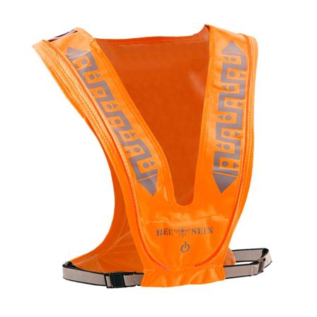 BeeSports LED Vest USB unlined vests Orange OneSize