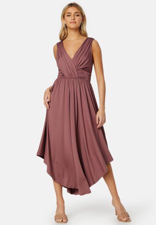 Bubbleroom Occasion Draped Soft Midi Dress Klær