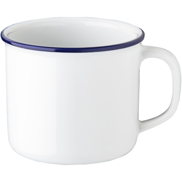 Kaffemugg G. Benedikt Retro Blå kant 35cl