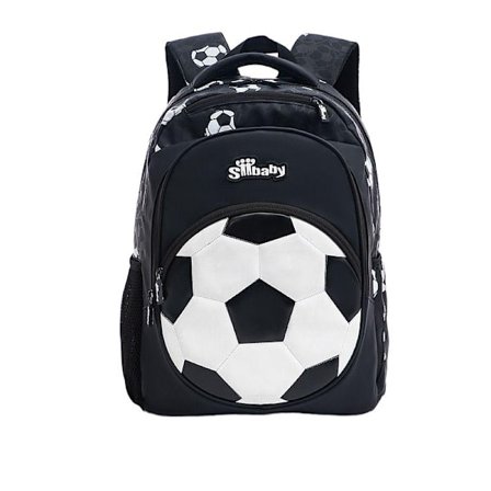 Fotballryggsekk for barn i 1.-3. klasse, vanntett, lett og stor kapasitet, skolesekk for gutter - Perfet