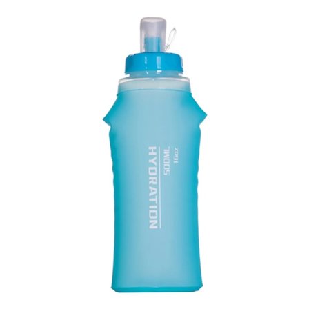 500 ml blød løbevandflaske T kunstlæder foldbar til vandflaske vandreture cykling klatring