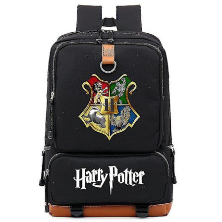 Yyh-harry Potter School Bag Harry Potter Shoulder Student School Bagblack