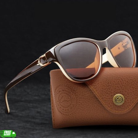 Polarized Sunglasses for Women Lady Cool Trendy Stylish Cat Eye Shades UV400