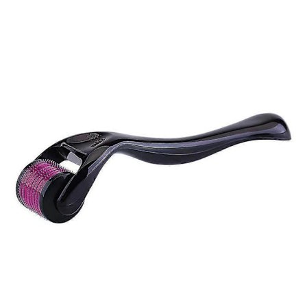 SQCLV Derma Microneedling Roller 540 Rostfritt Stål Ansikte Kropp Skägg Hår Hemmabruk med Förvaringsfodral[D]