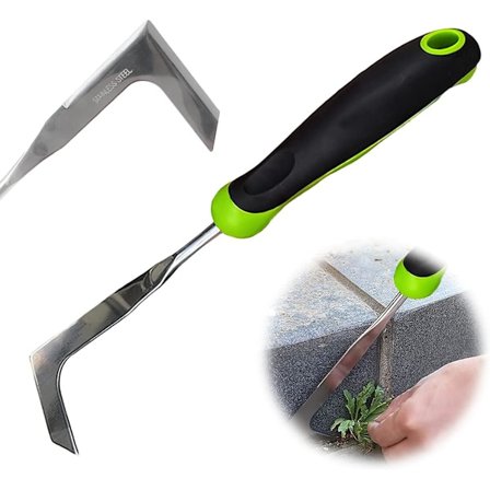 1 stk. Revneluger, Manuel Luger med Håndtag, Manuel Luger Værktøj til Fjernelse af Ukrudt og Mos, Manuel Luger til Have C