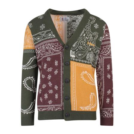 MC2 Saint Barth, Cardigans Groen, Heren, Maat:L