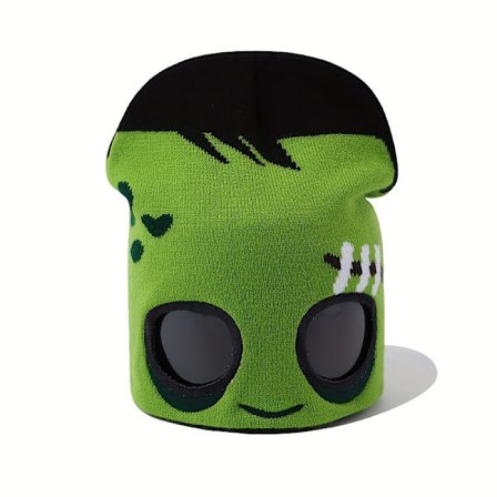 1 stk. Unisex Efterår-Vinter Sjov Hue med Øjne | Elastisk, Letvægt