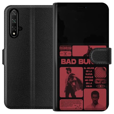 Kompatibelt Lommeboketui til Honor 20 Bad Bunny NFL-inspirert skjoldlogo med amerikansk fotball og stjerner