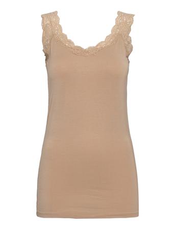 Sc-Marica Top Ærmeløs Top Beige Soyaconcept