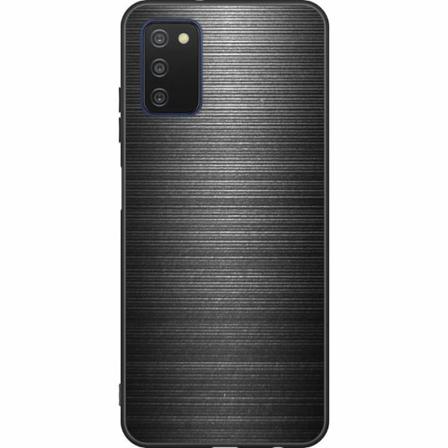 Samsung Galaxy A03s Svart Skal Brushed Metal