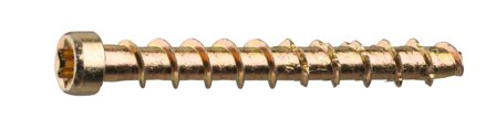 Grabber CTX40CH200 Betongskruv för lister & socklar 4,5 x 40 mm, Gul 200-pack, Infästning