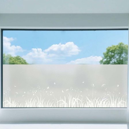 44*100 cm - Ikkunatarra - Ikkunakalvo - Ikkunakoriste - Itseliimautuva staattinen ikkunakalvo - Koristeelliset sähköstaattiset tarrat