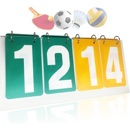 4-cifret Sports Scoreboard Bærbar Flip Scoreboard Scoreboard til