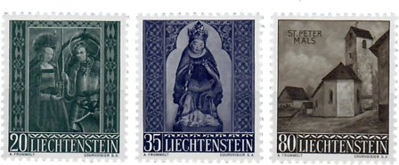 Liechtenstein 1958 - MICHEL 374-376 - Postfrisk