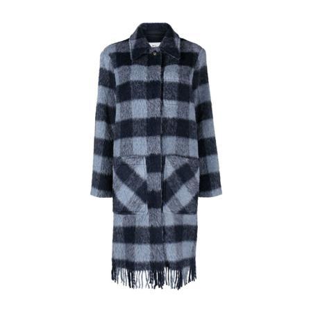 Woolrich - Ullkappor - Blå - Dam - Storlek: M, Dam, Storlek: M