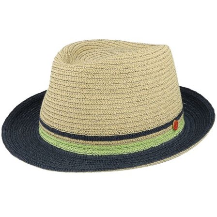 Mayser - Beige trilby Hatt - Troy Paperbraid Beige Straw Hat @ Hatstore
