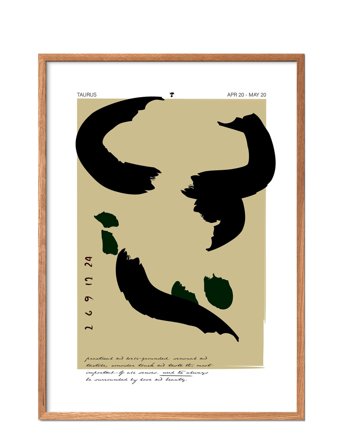 Poster & Frame Taurus - Multi/patterned - 42X29.7CM