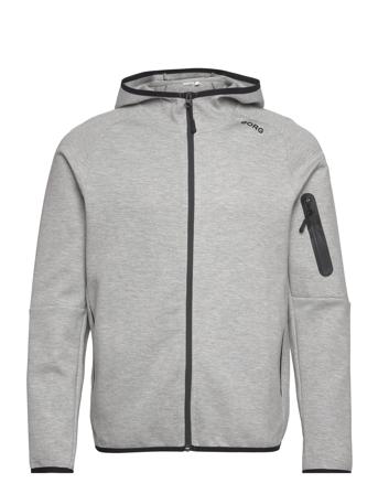 Borg Tech Sweat Hoodie Sport Sweatshirts & Hoodies Hoodies Grey Björn Borg