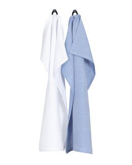 Keittiöpyyhe Bianca 2/pak kierrätysmateriaalia Vaaleansininen