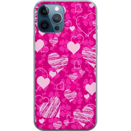 Kompatibel Mobilcover til Apple Apple iPhone 12 Pro PopHjerteMønster