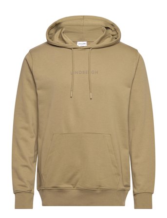 Lindbergh Logo Chest Print Hoodie Sweat - Beige - M