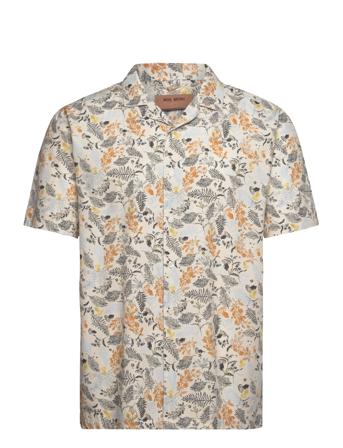 Mmgjoel Leaf Ss Shirt Mos Mosh Gallery Cream