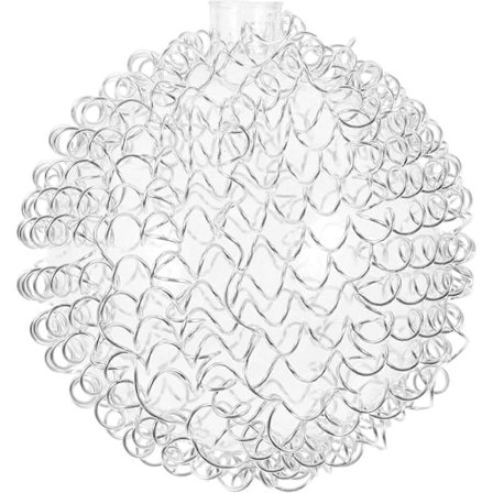 Aluminiumtråd Lampskärm G4 Klart Glas Aluminiumtråd Lampskydd Lampskydd Hänglampa Skärmram