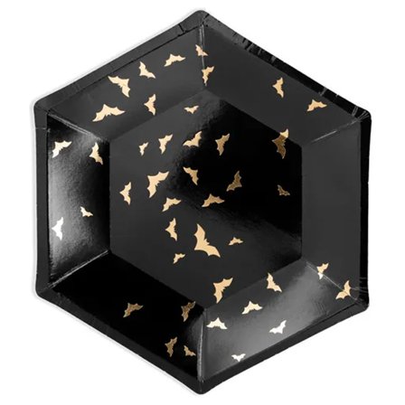 Trick Or Treat Pappersassiette 20cm 6-pack - Partyninja.se