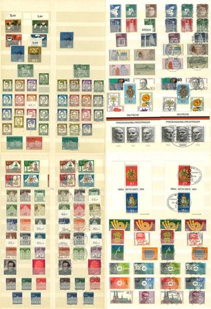 Tyskland - Samling i 2 indstiksbøger