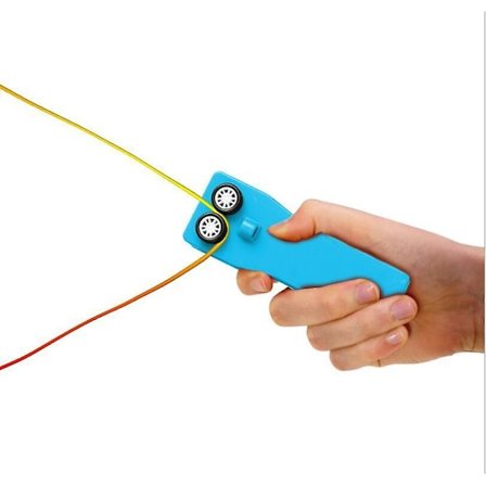 Håndholdt Zip String Rope Launcher Thruster Loop Lasso String Shooter Toy