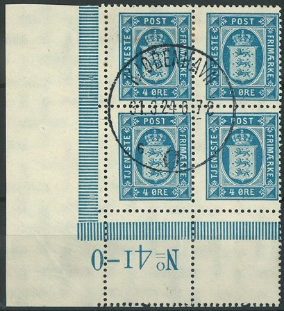 Danmark - Tjeneste - 1916