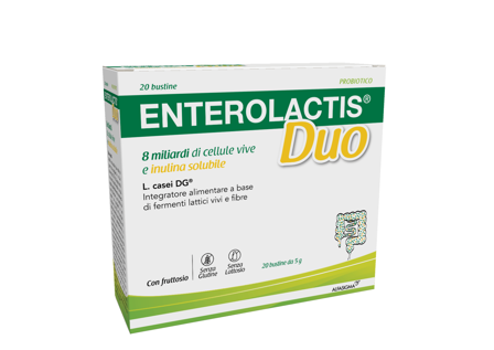 Enterolactis Duo 20 Bustine - Integratore Probiotico Efficace