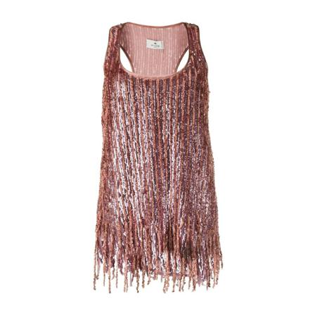 Etro Sleeveless Tops , Roze , Dames , Maat: S