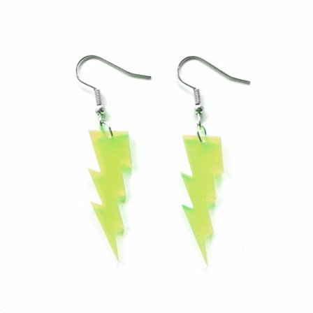 Blixtörhängen, fashion överdrivna långa örhängen