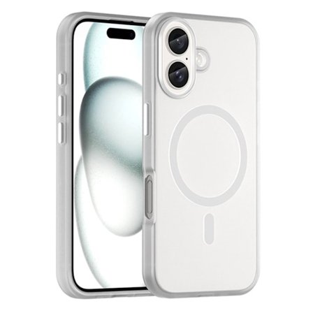 iPhone 16 Plus Skal MagSafe Skin Touch Matt Vit