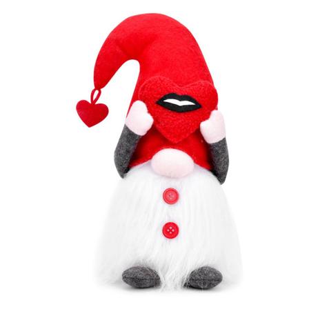 Ystävänpäivä Gnome Pehmo Skandinavian Tomte Tonttu Koristeet LED Valokoristeet Ruotsalaiset Tomte Kääpiöhahmot