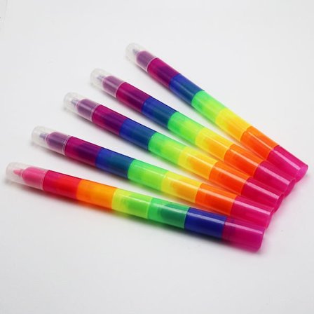 Highlighter Rainbow Color Pen 7 STK