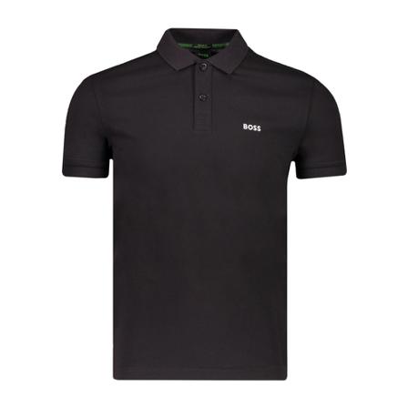 Hugo Boss, Pole Zwart, Heren, Maat:L,Katoen