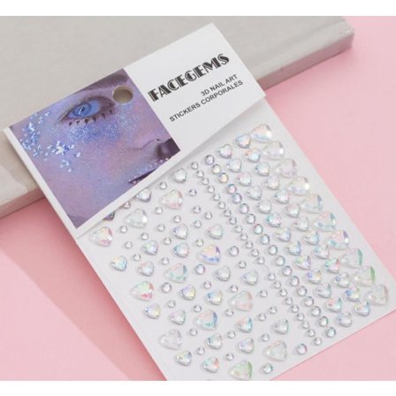 Temporära Ansiktskristaller Ansiktssmycken Face Gems Kristaller