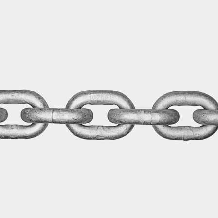 Chaîne d'ancre pour guindeau Titan Marine G43, acier galvanisé, Ø10 mm, 50 mètres, DIN 766, P30