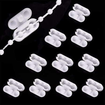 Rullgardin-snorklips, erstatningsklips for blindesnor, kjedeforbindelse passer til 4,5 mm rullgardin, romerske og vertikale persienner, (FMY)