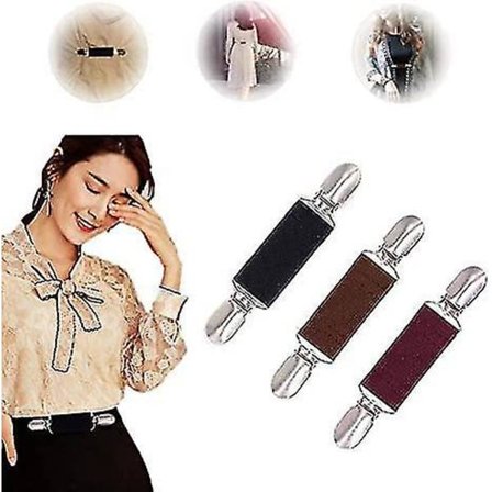 Set med 3 snygga elastiska klädnålar - high quality