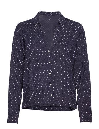 Adult Truesleep Button-Front Top In Modal Blue GAP
