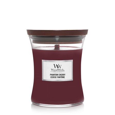 Woodwick Hourglass Candles Phantom Cherry 275g - Candela Profumata