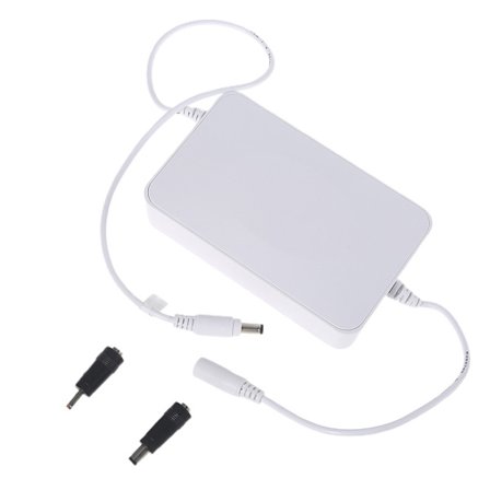 12V 2A för DC Portable Lithium Ion Battery Bank, Uppladdningsbart 15000mAh Li-Ion batteripaket för router och CCTV-kamera