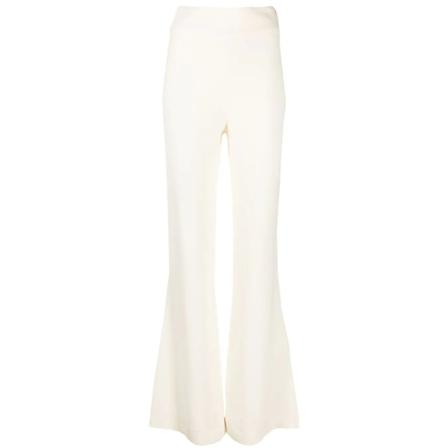 Federica Tosi, Wide Trousers Wit, Dames, Maat:S
