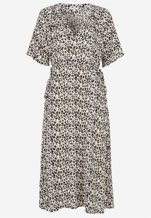 Cellbes of Sweden - Crepe kjole i leopard for damer i størrelse 58/60