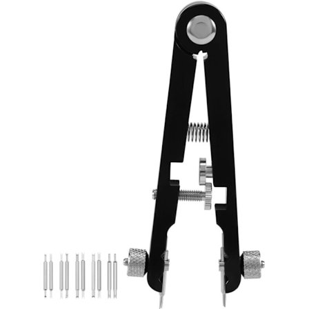 Verktøysett for fjærtang for klokker, fjærstiftfjerner for klokkebånd, fjerning av klokkestift